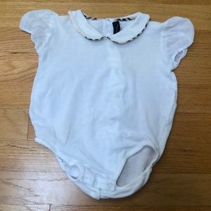 Baby Girl Burberry onesie